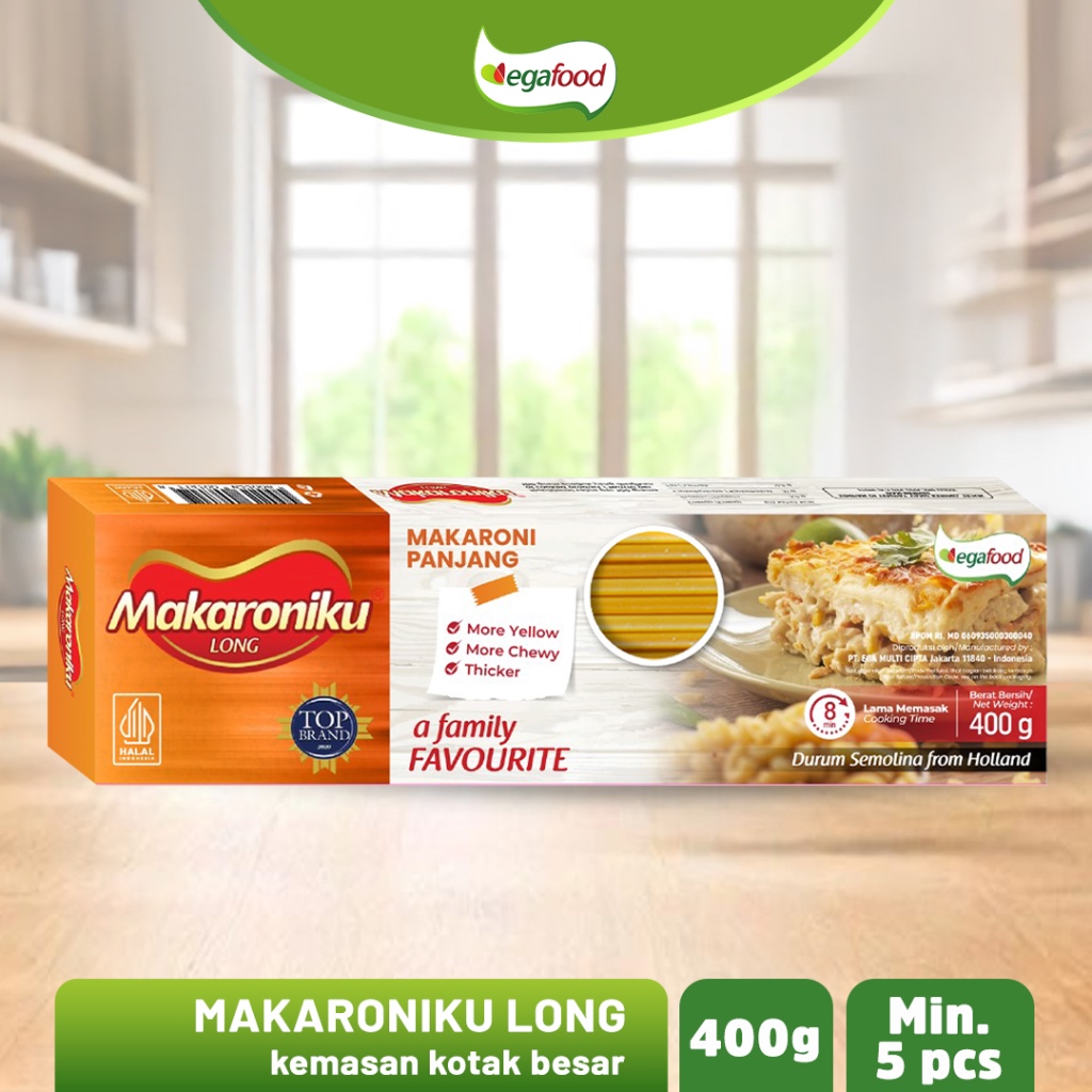 

MAKARONIKU Long / Macaroni Pasta Panjang 400 gram