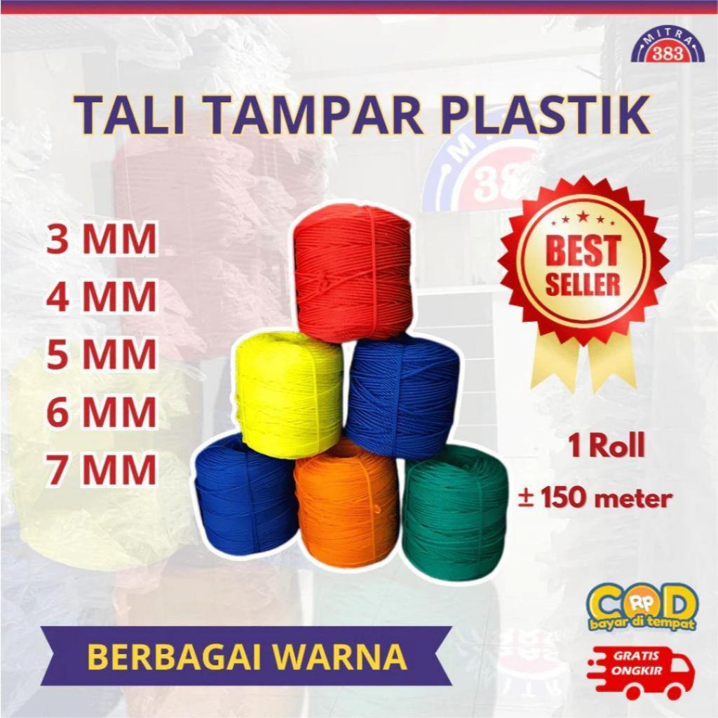 

Tali Tambang Plastik Besar Tali Tampar Berbagai Macam Ukuran Per Roll 8MM 9MM 10MM 12MM