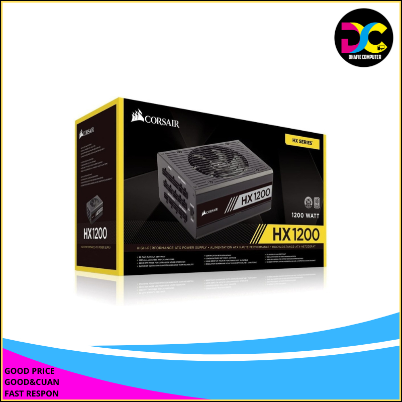 Corsair HX1200 Platinum 1200 Watt Power Supply PSU HX 1200