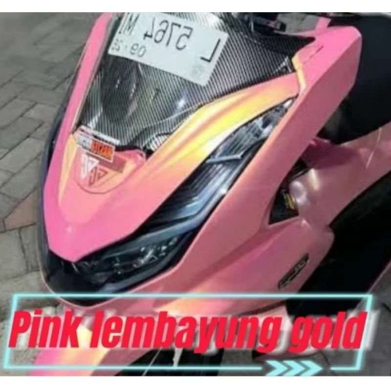 cat warna fink pastel + lembayung gold cat ping cat pink lembayung gold berjenis pu cat motor cat mo