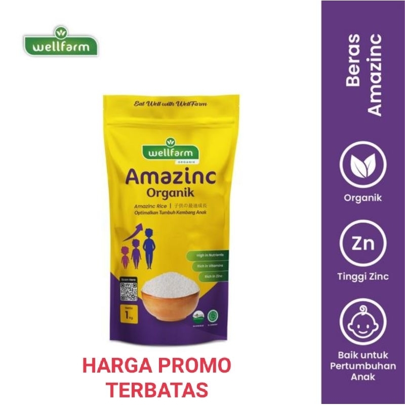 

WellFarm Beras Amazinc Organik 1 kg