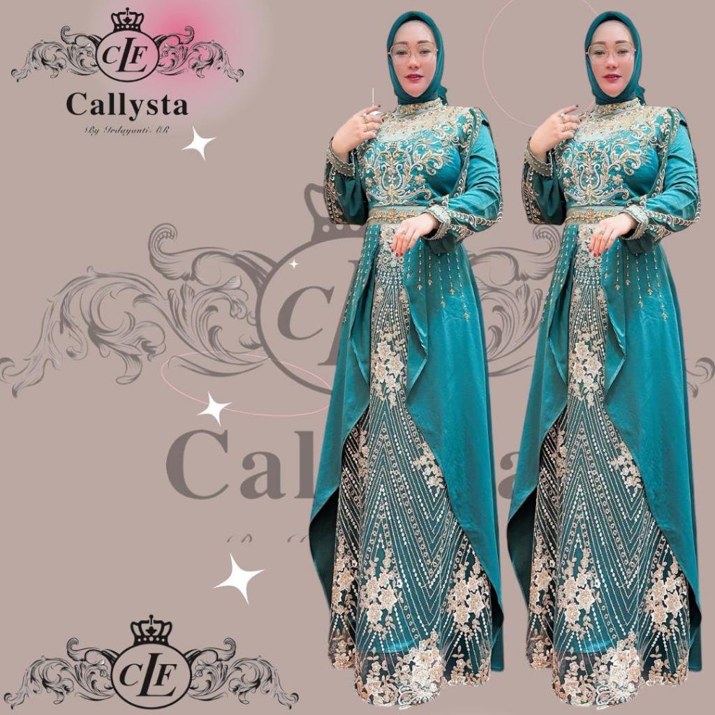 Baju Pesta Elizabeth 30130 Gamis Muslimah Wanita.