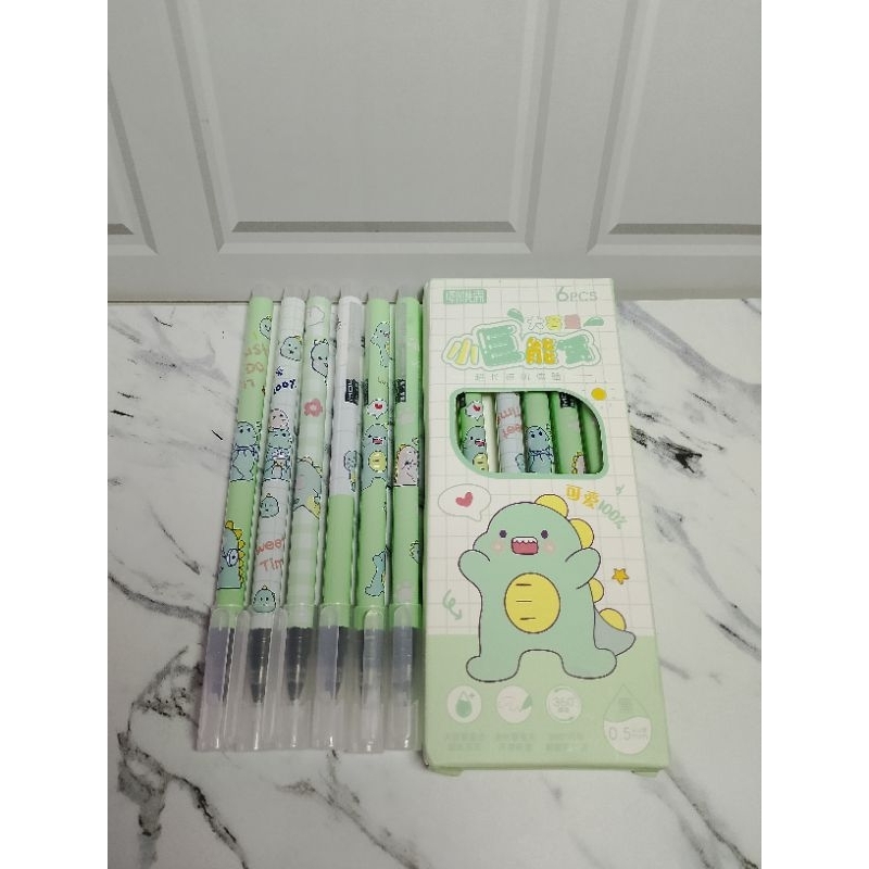 

Pulpen Gel motif karakter Dino