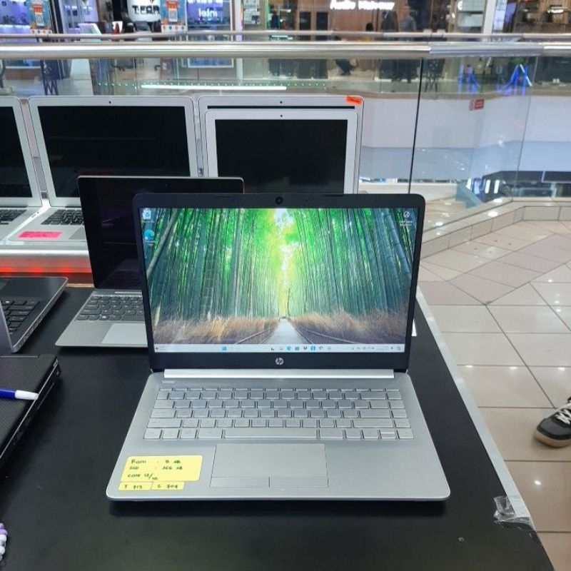 Laptop hp 14s dk1002au core i3 1005G1 ram 8gb ssd 256gb 704