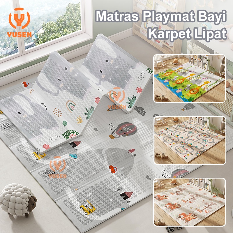 Playmate Bayi Karpet Lipat Playmat Foldable Bayi Karpet Bayi Matras Bayi Foam Lipat Safety
