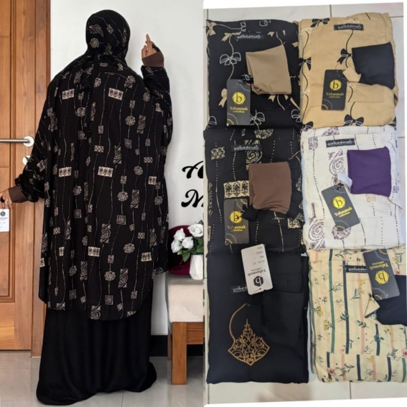 COD Mukena Yabasmah Potongan /atas bawah/Yabasmah collection