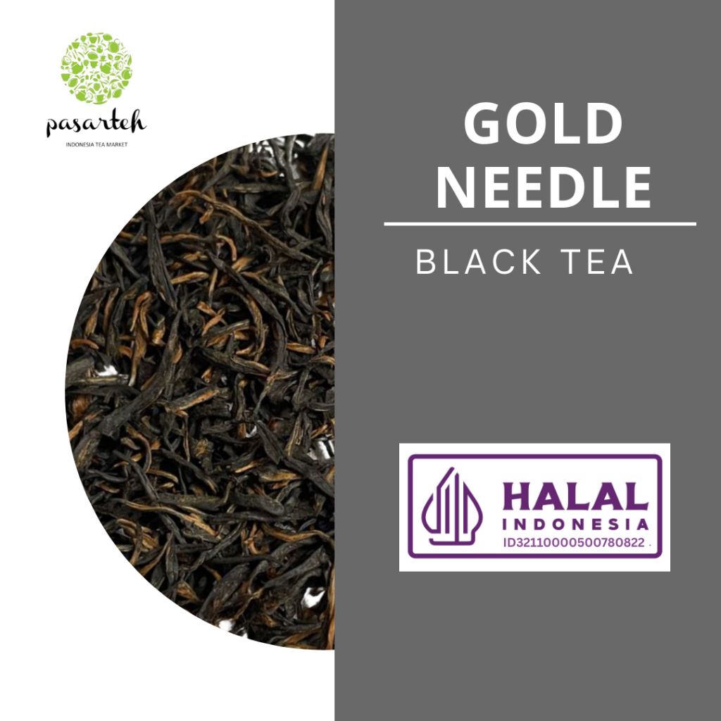 

[ Pasarteh ] Premium Gold Needle Black Tea | Loose leaf Tea | Teh Hitam | Teh Lokal | Black Tea