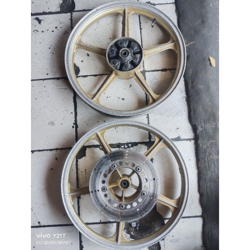 velg kawasaki ar125 ori japan