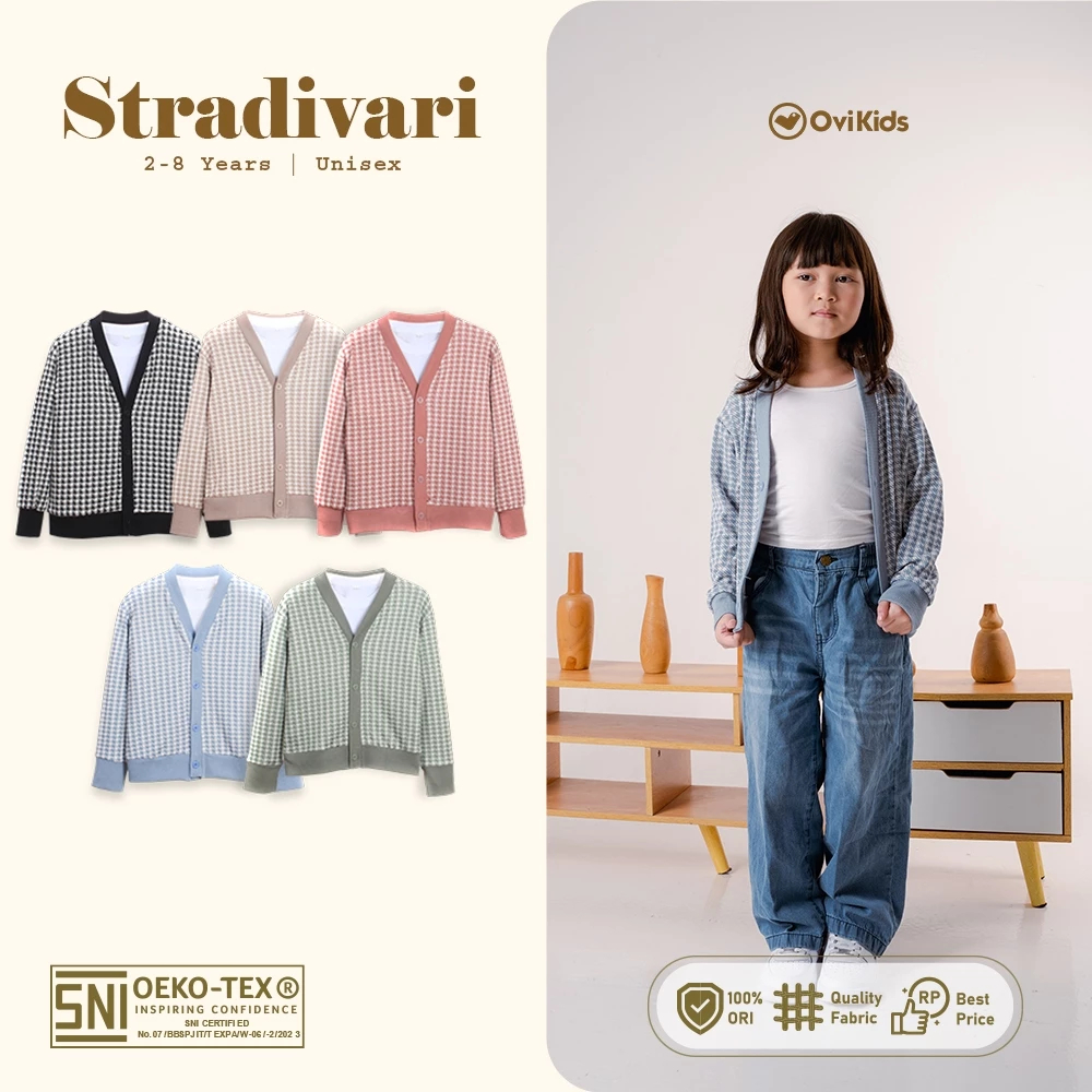 Giggles - Stradivari Cardigan | OviKids ( Atasan / Cardigan )