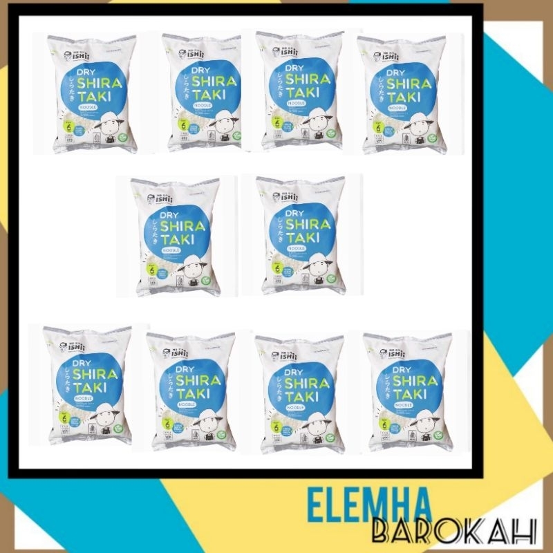 

Paket 10 Pak Ambico Mie Shirataki Kering 200gr - Dry Shirataki New Packaging