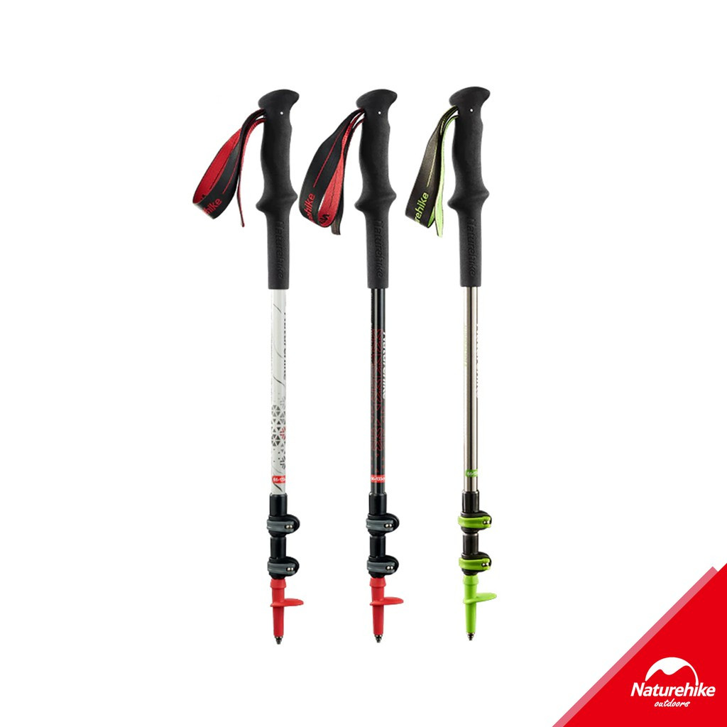 Naturehike NH17D006-D ST06 Trekking Pole Carbon and Alumunium Ringan