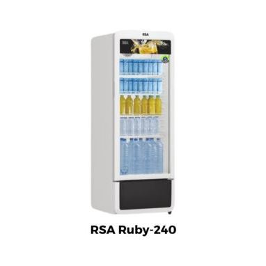 RSA RUBY-240 DISPLAY COOLER / SHOWCASE PENDINGIN MINUMAN / LEMARI PENDINGIN MINUMAN / SHOWCASE 1 PIN