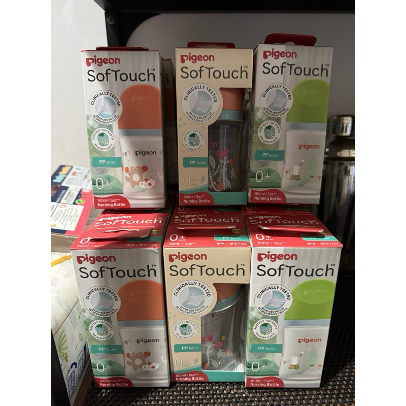 PIGEON BOTOL BIOMASS-PP 160ML W/SOFTTOUCH NIPPLE SERIES | PILIH VARIASI | ANTI KOLIK | BOTOL BAYI