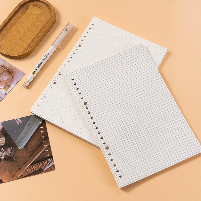 

Loose Leaf A5, B5 Kertas File isi Binder, 20 Holes A5 ,26 Holes B5, Bahan Bookpaper 72 gsm, 50 sheet