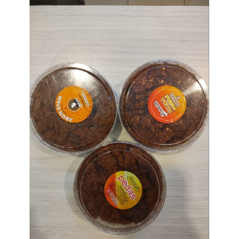 

ABON KARWATI KHAS CIANJUR 150± GRAM