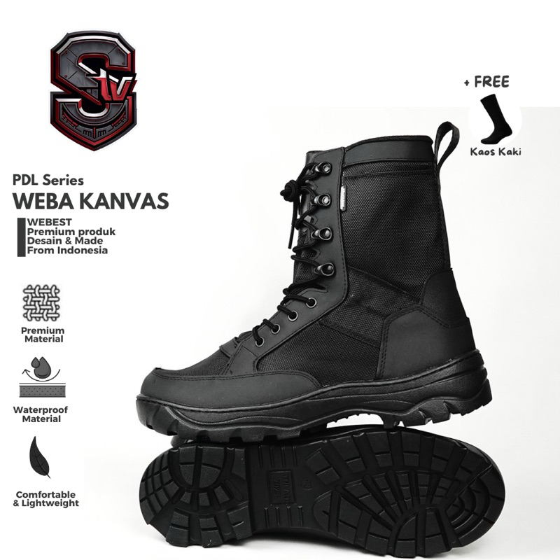 SEPATU PDL JATAH WEBA 2019 TALI IKAT ORIGINAL