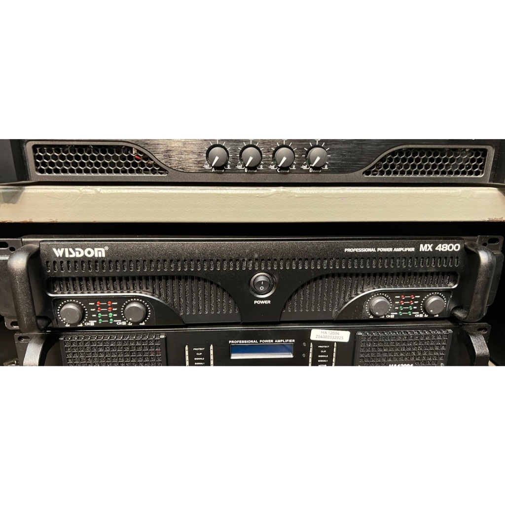 Wisdom MX4800 Power 4-Channel Power Amplier Wisdom MX-4800 Power