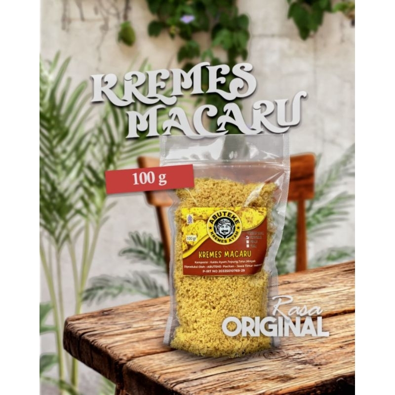 

Kremes Ayam Lauk Makan Anak Anak Kriuk Renyah Lezat Tahan Lama Kremes Macaru Kemasan Praktis 100 gram