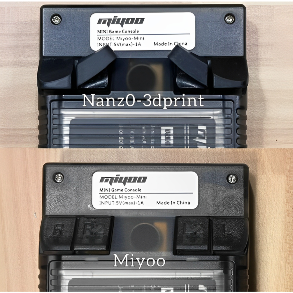 Back Trigger Miyoo Mini V1 V2 V3 Upgrade Retro Game Aksesoris Button Tombol L1 R1 L2 R2 - H3D