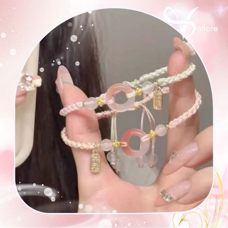 Gelang Giok Asli Manik Anak Lucu Korea Pembawa Hoki Termurah Model Korea Simple Elegan Bracelet