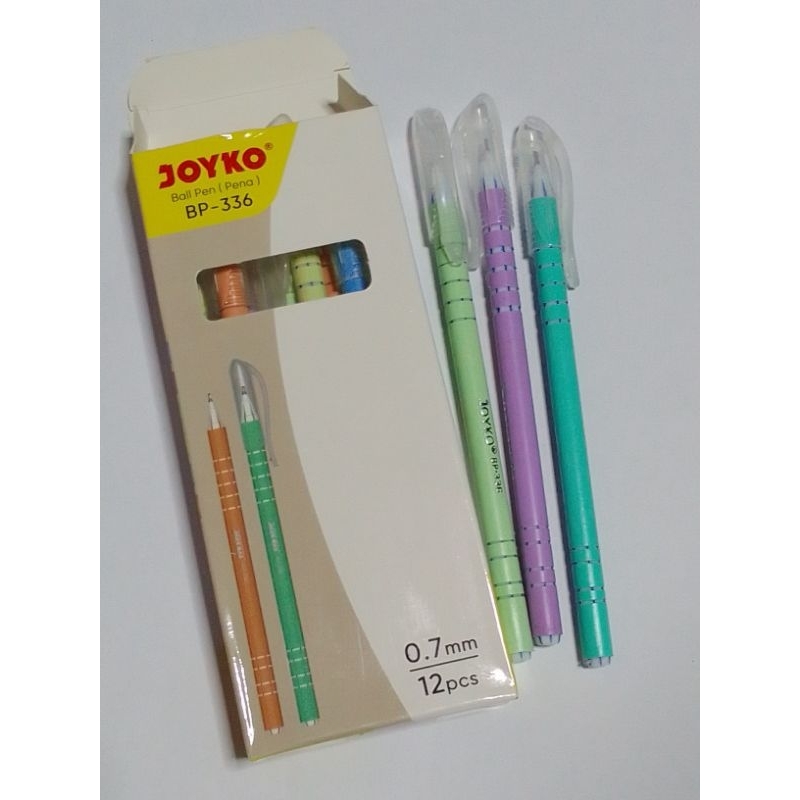 

(12 PCS) PULPEN JOYKO MY PASTEL BP-336 PACK