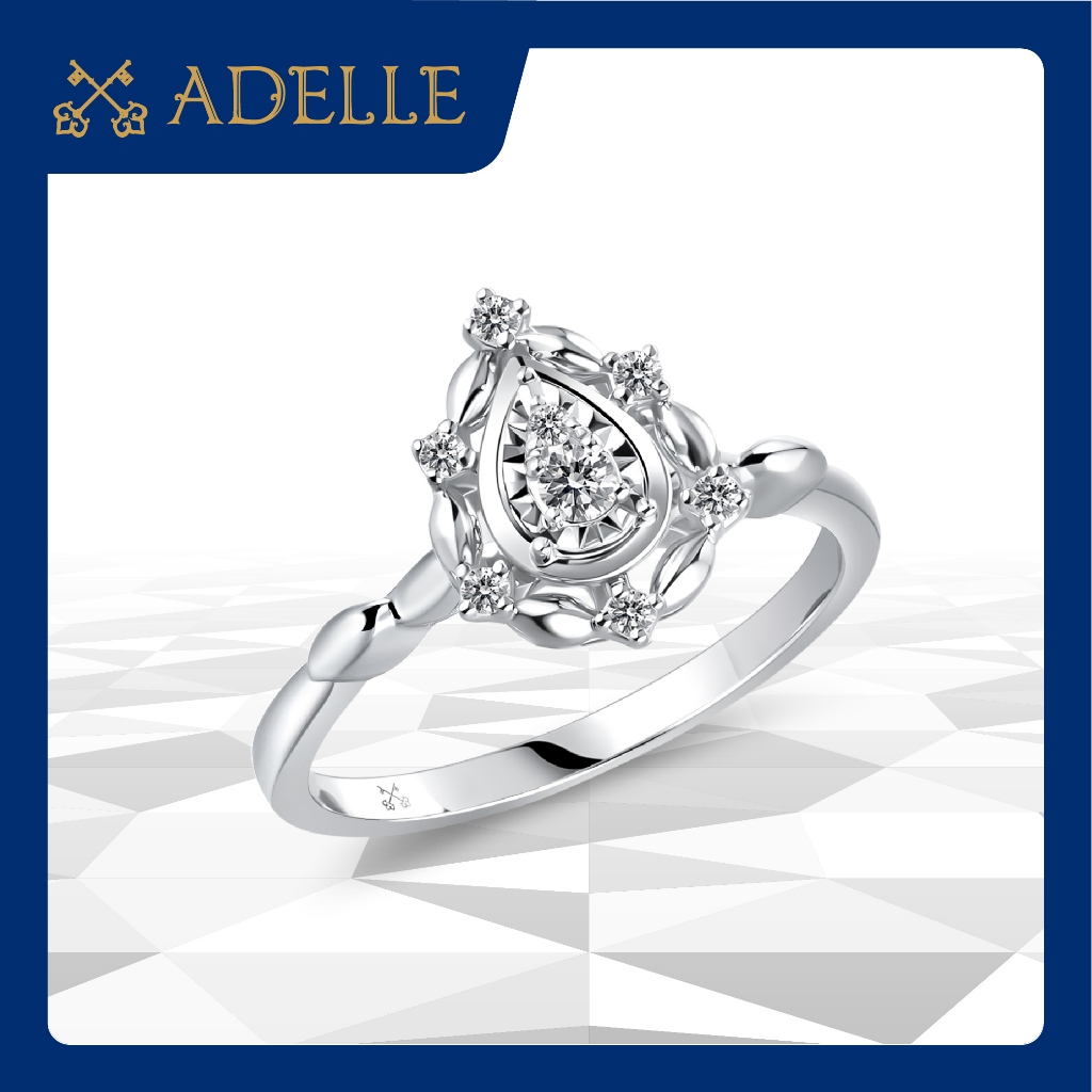 Adelle Jewellery - Enamor Ring - Cincin Emas Berlian
