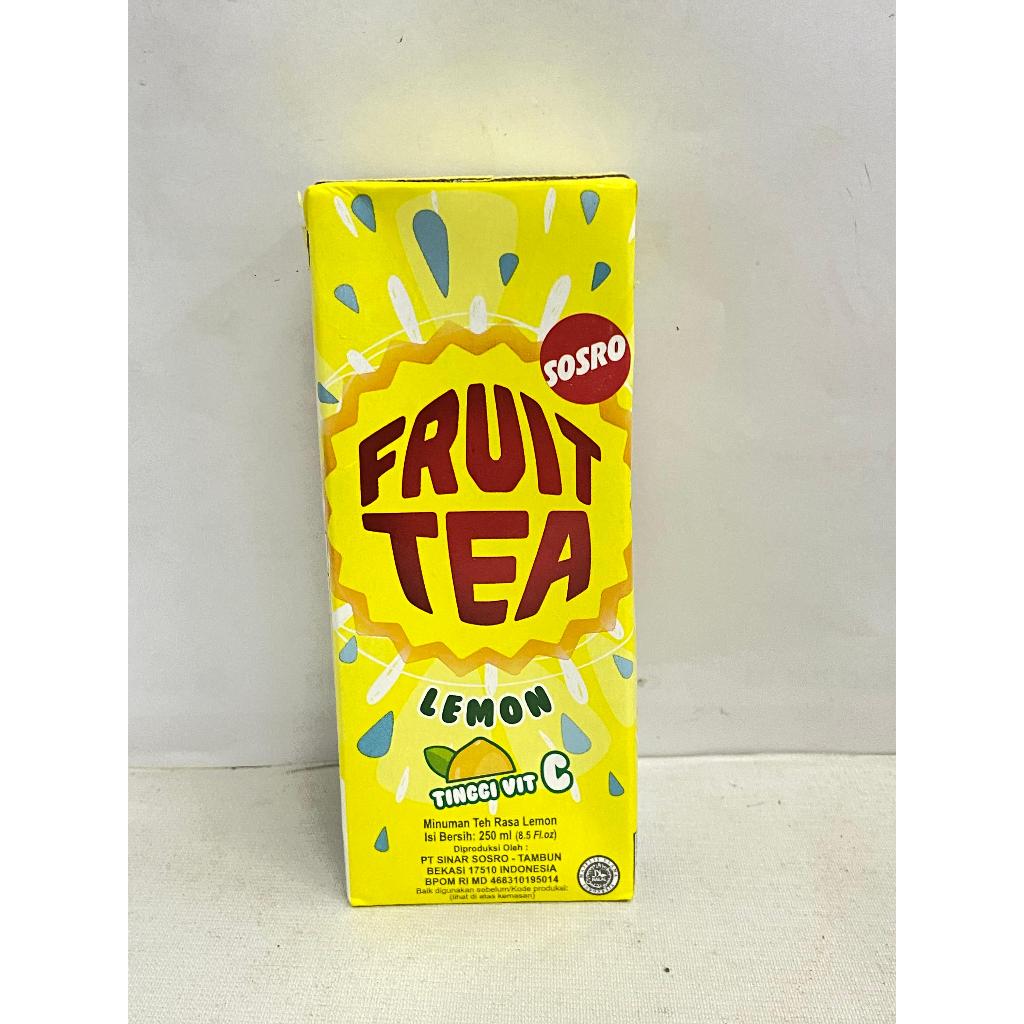 

FRUIT TEA SOSRO LEMON KOTAK 250ML