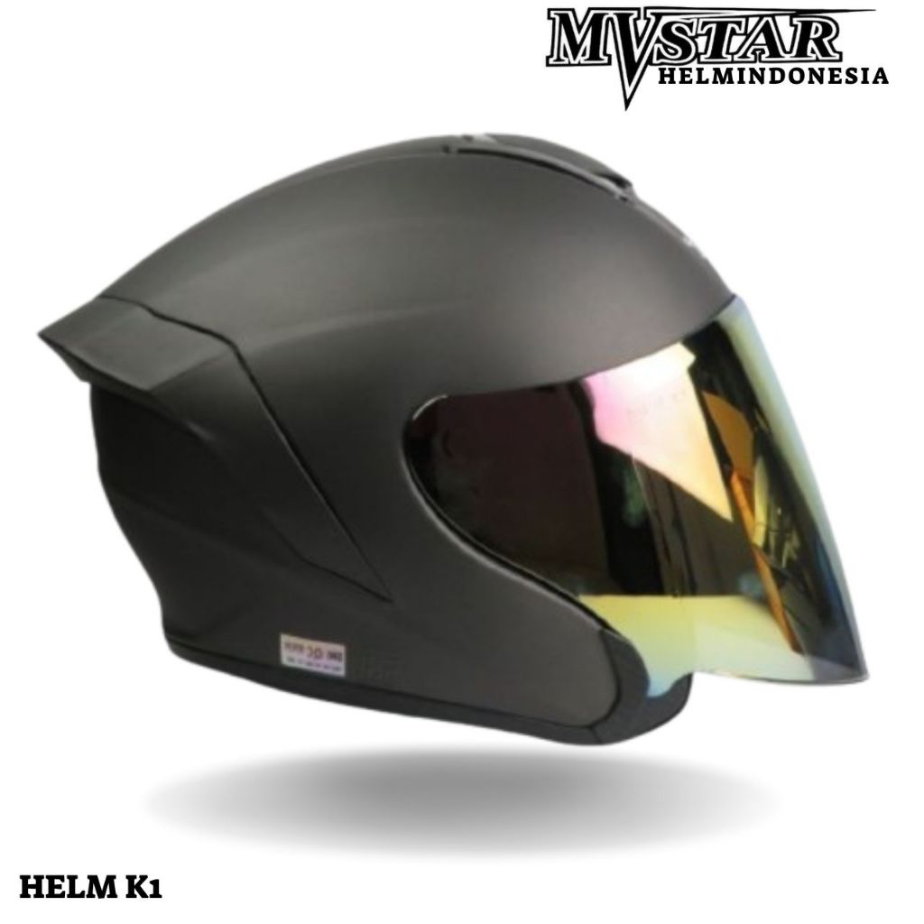 HEL HALFFACE MURAH / HELM KAIROZ MVSTAR K1 DEWASA / HELM REMAJA / HELM HALFFACE / NJS KAIROZ MVSTAR