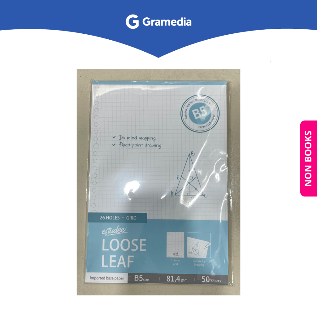 

Gramedia Depok - ESTUDEE LOOSE LEAF PREMIUM - GRID B5