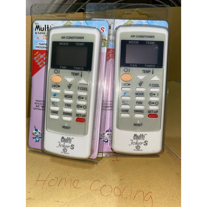 remot ac sharp/remot multi joker sharp