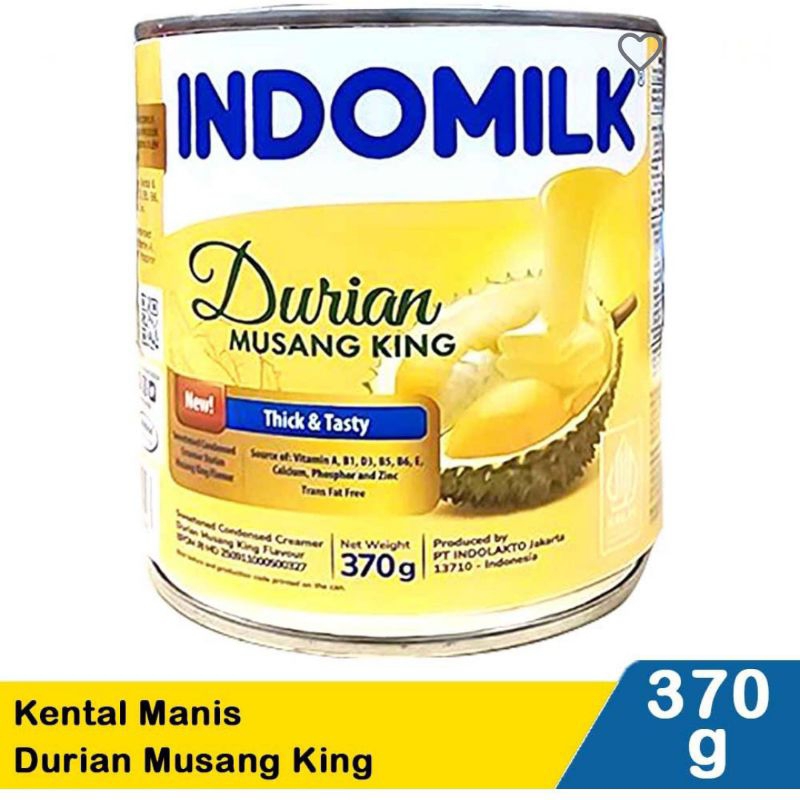 

indomilk SKM durian musang king 370g