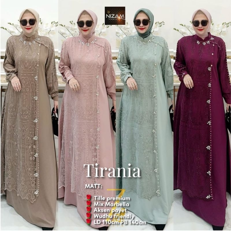 GAMIS TIRANIA DRESS BY NIZAM