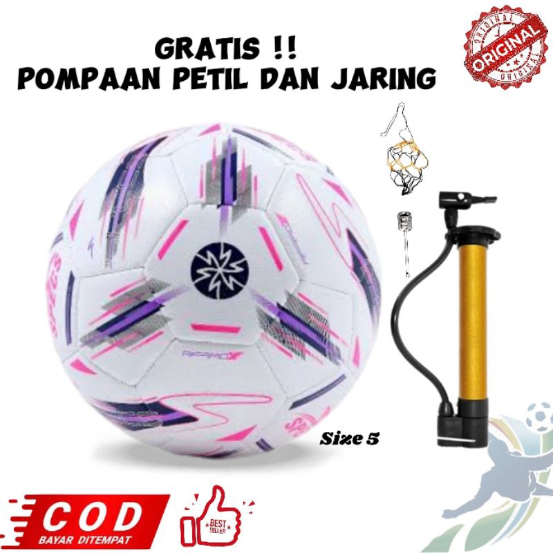 Bola sepak/Bola sepak size 5/Bola bliter Gratis pompaan,pentil dan jaring