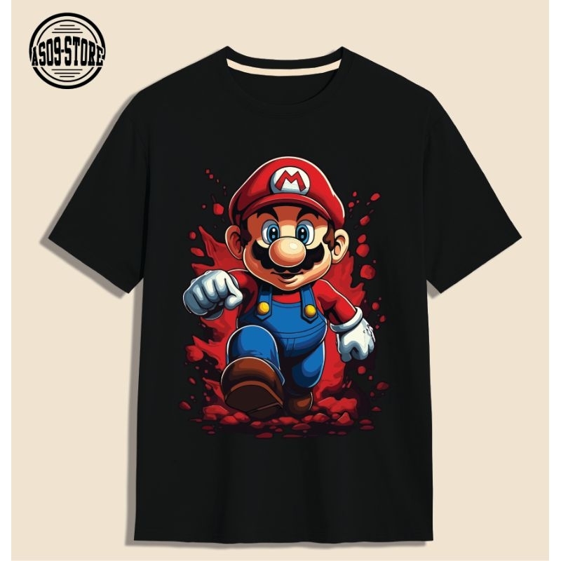Kaos Tshirt Mario Bros Super Mario Bros