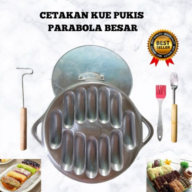 Cetakan kue pukis parabola besar 12 lubang