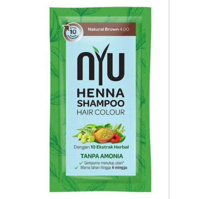 

SHAMPOO + SEMIR RAMBUT BROWN /COKLAT (1 PCS)