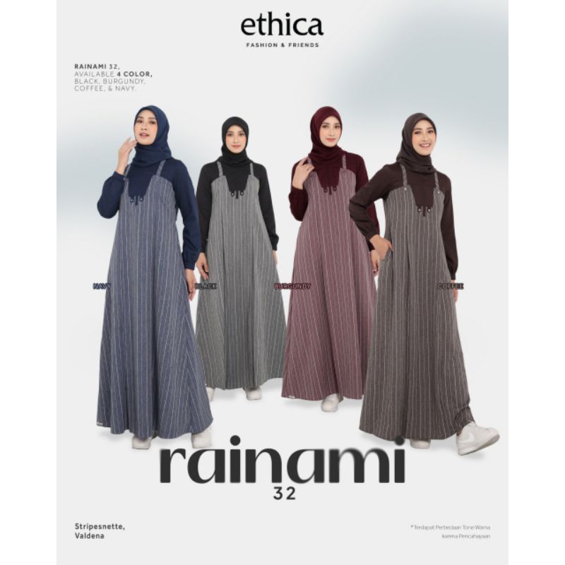 GAMIS ETHICA RAINAMI 32 / GAMIS REMAJA TERBARU / GAMIS DAILY / GAMIS MOTIF SALUR / GAMIS SALUR / GAM