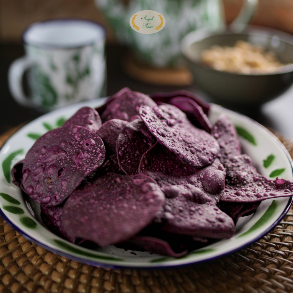 

Keripik Ubi Ungu Premium Super Renyah Sugih Rasa Bandung - ±125gr