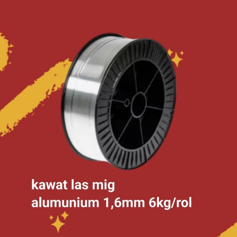 kawat las mig aluminium 5356 1,6mm 6kg