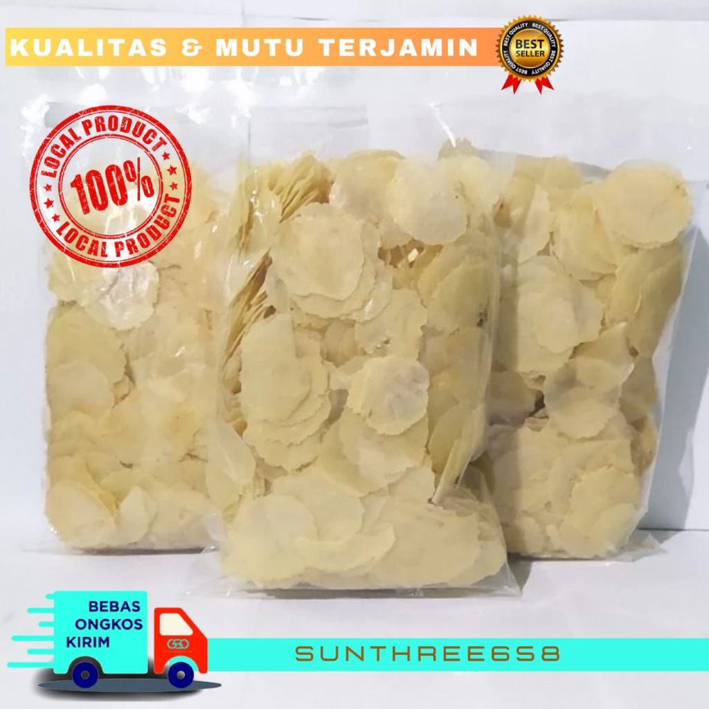 

Nycyta Home 500 Gram Emping Melinjo Mentah Asli Kebumen / Kerupuk Emping Blinjo Mlinjo Melinjo