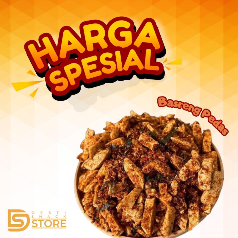 BASRENG PEDAS  DAUN JERUK 50GRAM/BASRENG GURIH/BASRENG ENAK/BASRENG NAGIH/BASRENG PEDAS DAUN JERUK/B