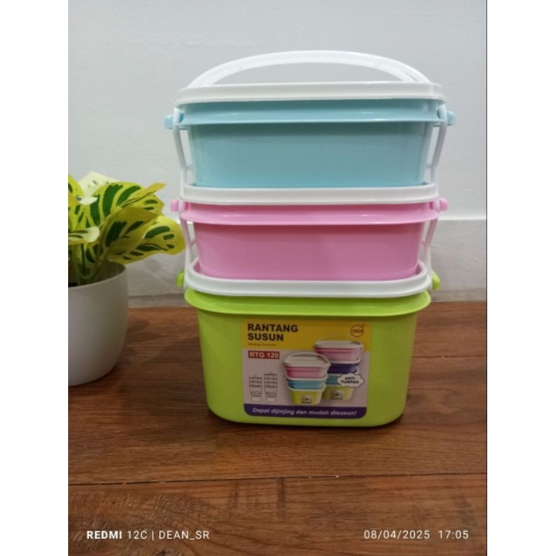 Rantang Segi 3susun rantang SSJ susun3