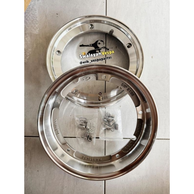 Velg  tubles vespa r10 Sip velg tubles vespa px excell exclusive ps bajaj super sprint