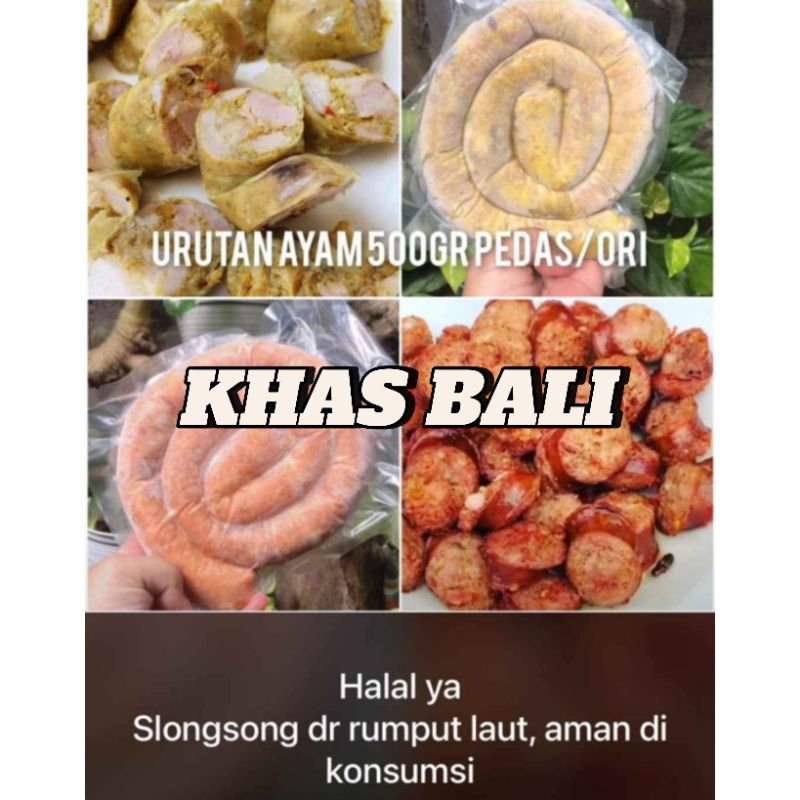 

Urutan Ayam Khas Bali 500gr — Pedas & Original