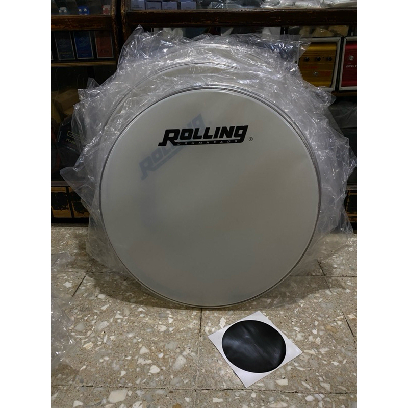 Head Bass Drum Rolling 24”(inchi), Mika BAss DrumBand / Marchingband 24inchi, Membran Bass Drum Orig