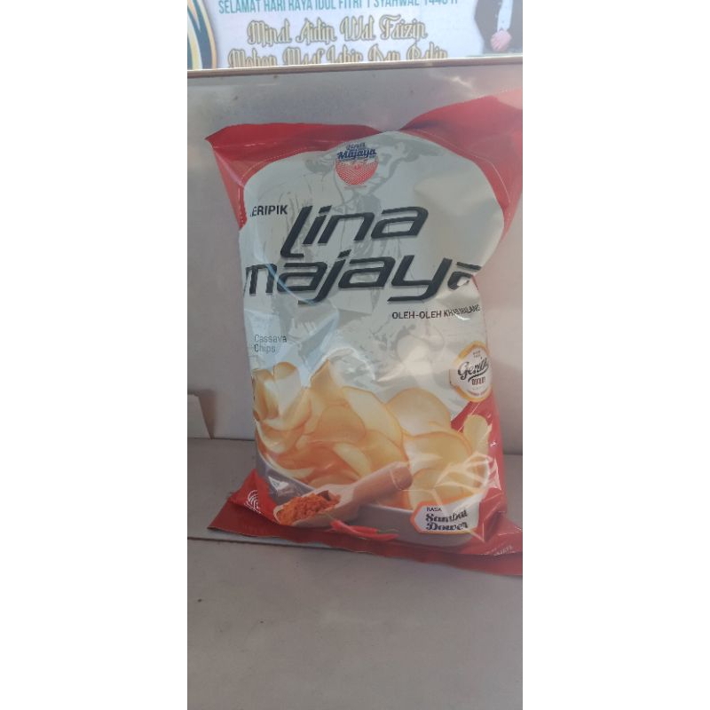 

KERIPIK SINGKONG/CASSAVA CHIPS SAMBAL DOWER MAJAYA