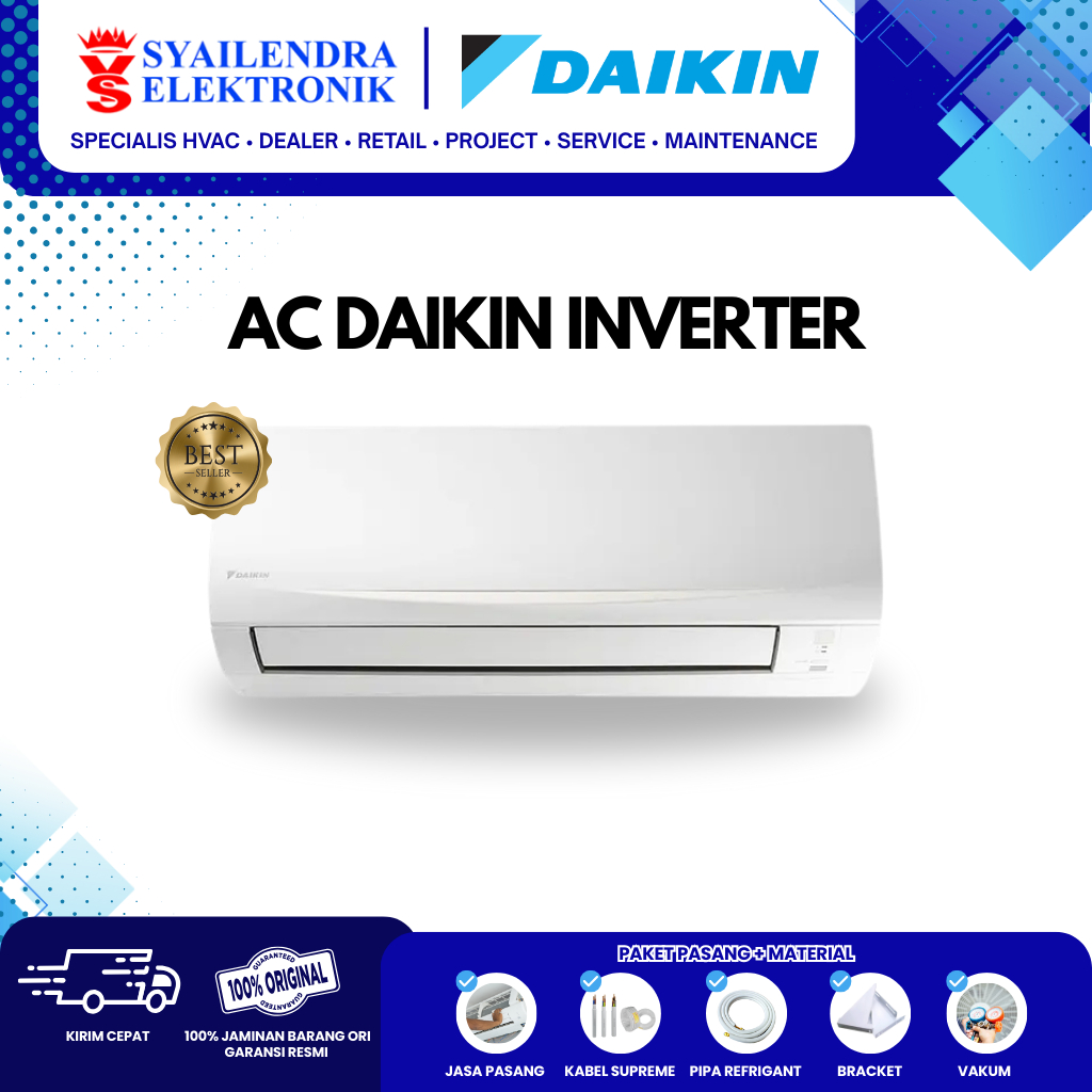 AC DAIKIN INVERTER FTKQ15UVM | FTKQ20UVM | FTKQ25UVM | FTKQ35UVM | FTKQ50UVM | FTKQ60UVM | FTKE25YV