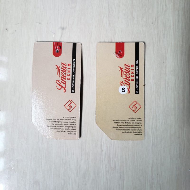 

hantag label per 1pcs ketebalan sedang