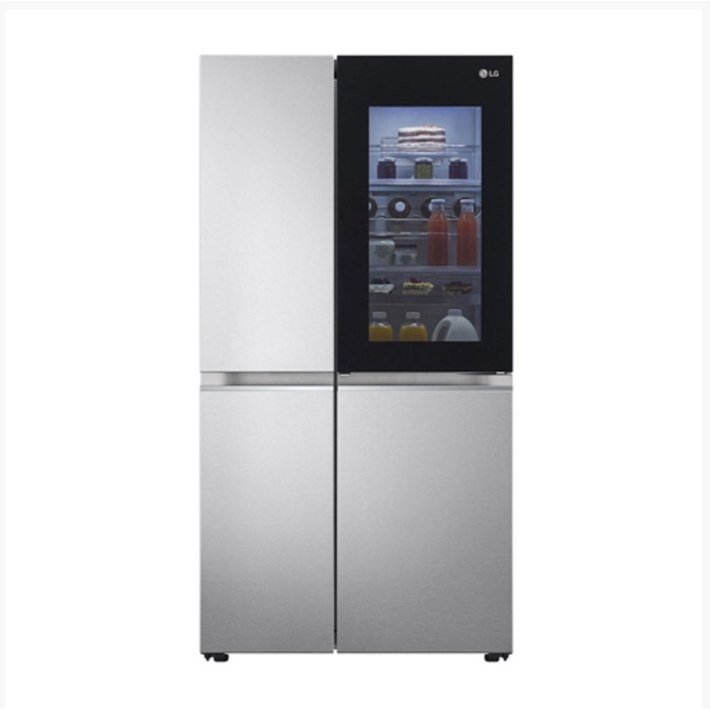 LG KULKAS INSTAVIEW SIDE BY SIDE REFRIGERATOR GCQ257CSFW
