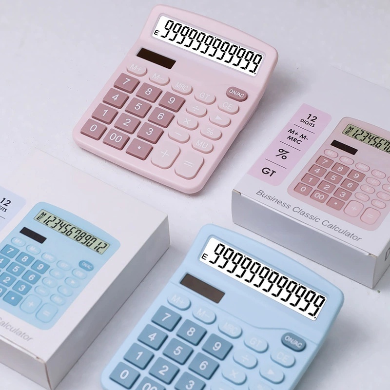 

【Ready】Kalkulator Finansial 12 Digit dengan Suara Manual - Akuntansi, Sekolah, Kantor & Rumah Tangga